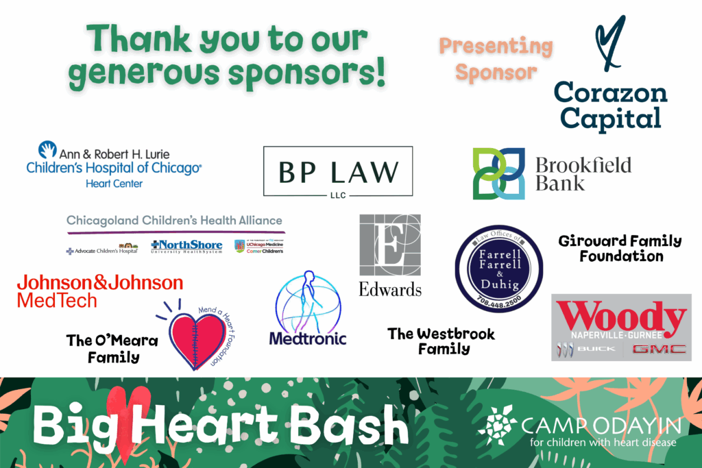 Thank you to our 2025 Big Heart Bash sponsors!