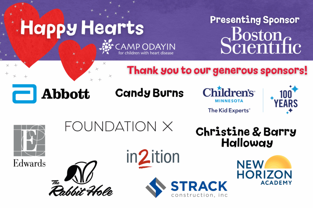 Thank you to our generous 2025 Happy Hearts sponsors!