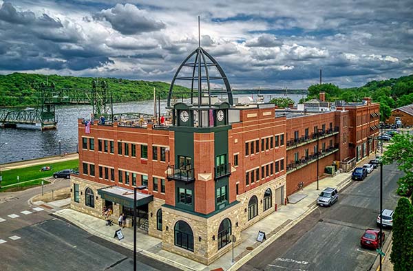 Photo of the Water Street in on a cloudy day in Stillwater, MN