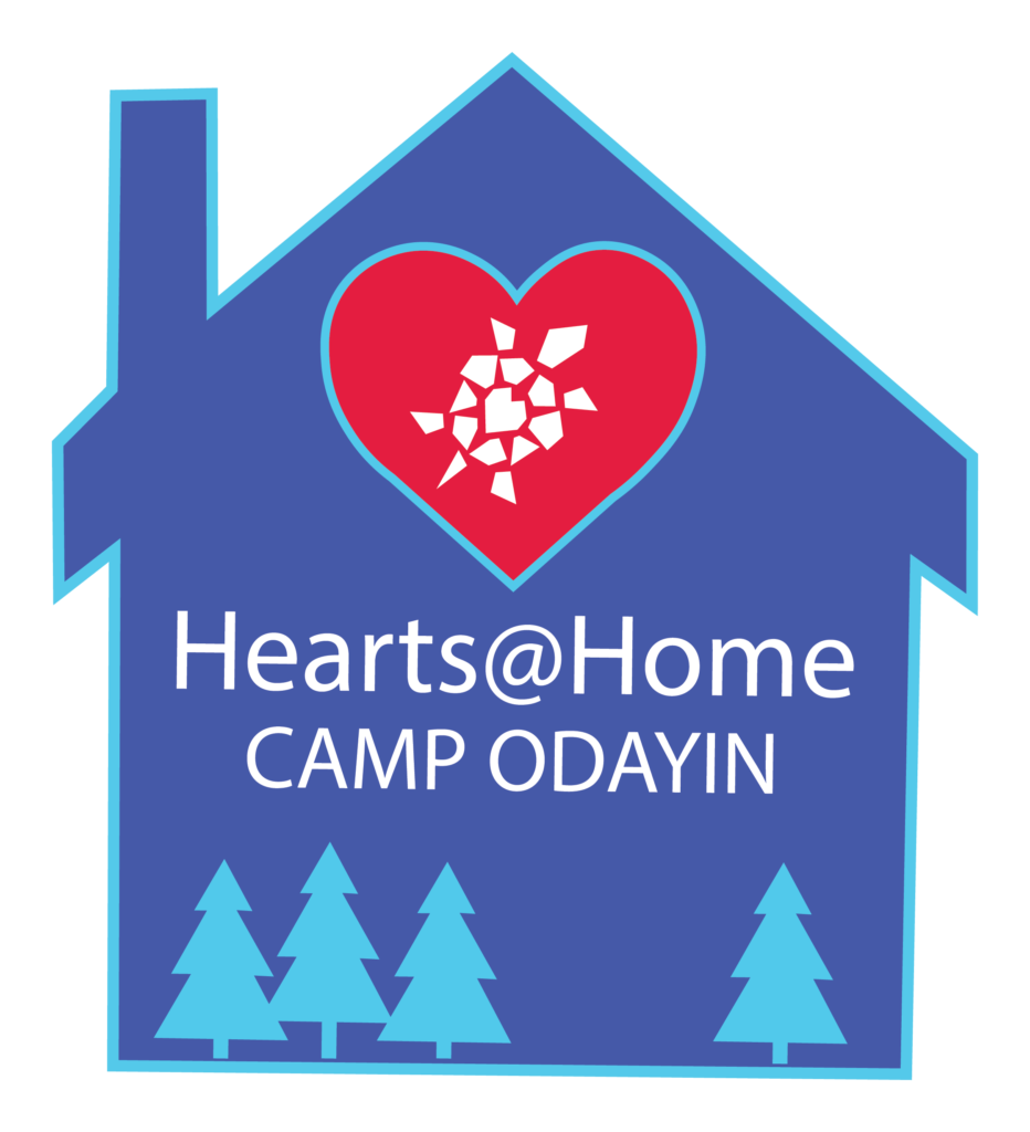 Camp Odayin Hearts @ Home logo