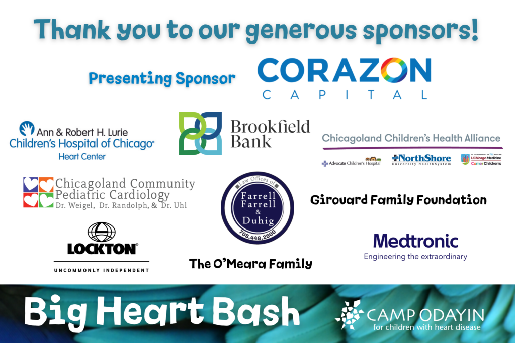 List of 2023 Big Heart Bash sponsor logos