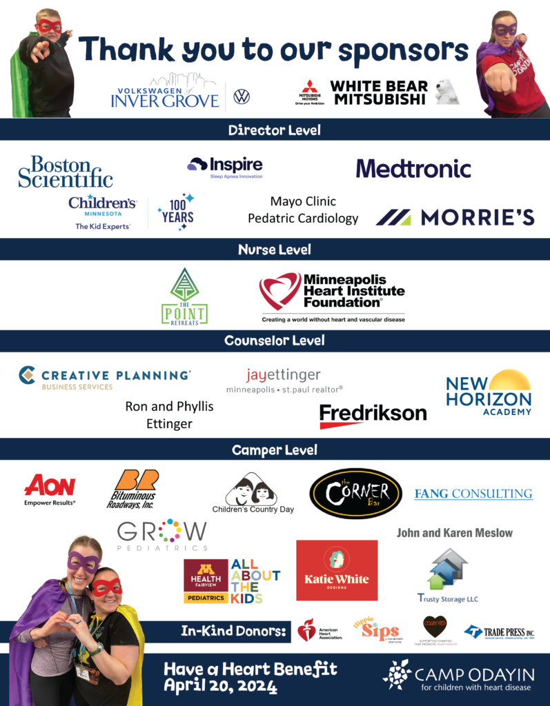 Thank you to our 2024 sponsors - logos of all sponsors