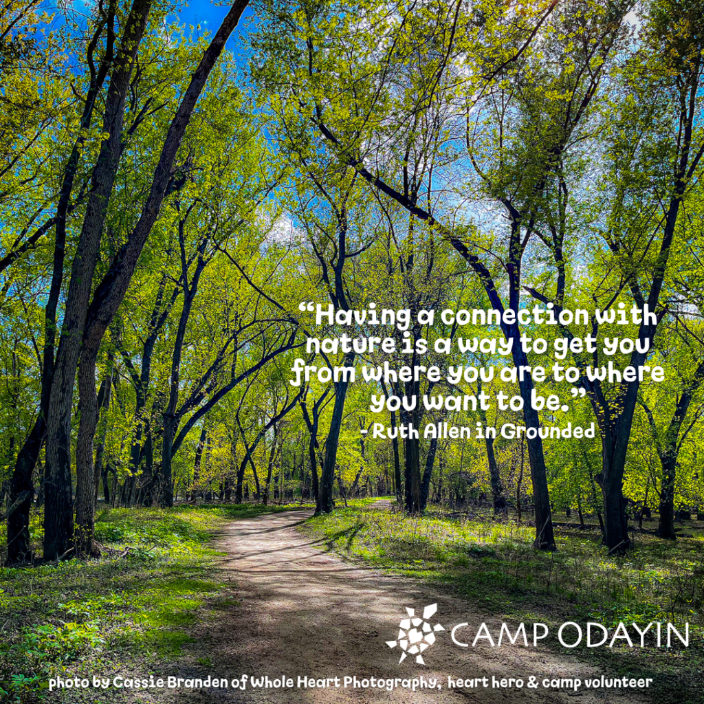 Photo by Cassie Branden of Whole Heart Photography

Quote from Ruth Allen, author of 'Grounded'